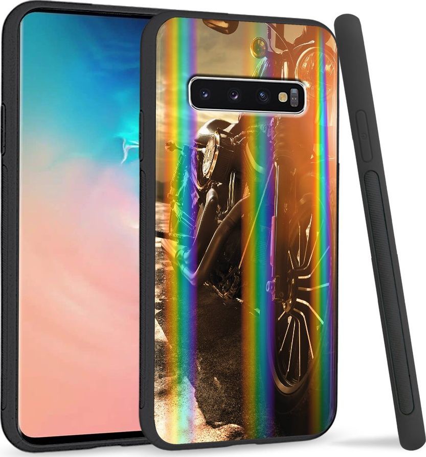Super Fashion Etui Rainbow Series na Samsung S10 Harley Davidson 1