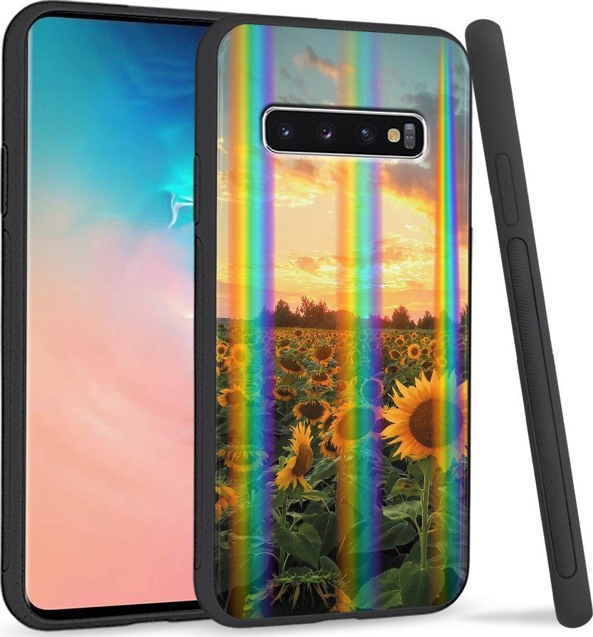 Super Fashion Etui Rainbow Series na Samsung S10 Sunflower Garden 1