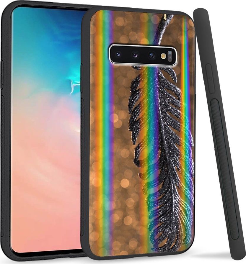 Super Fashion Etui Rainbow Series na Samsung S10 Metal Feather 1