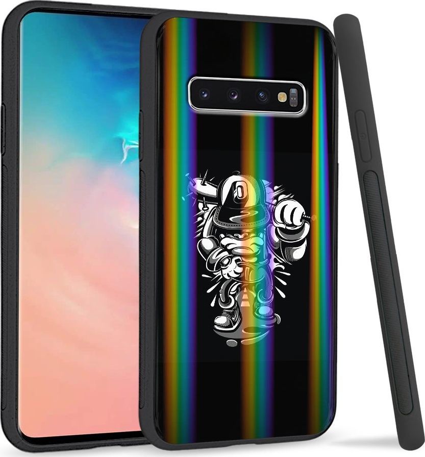 Super Fashion Etui Rainbow Series na Samsung S10 Małpa gangster 1