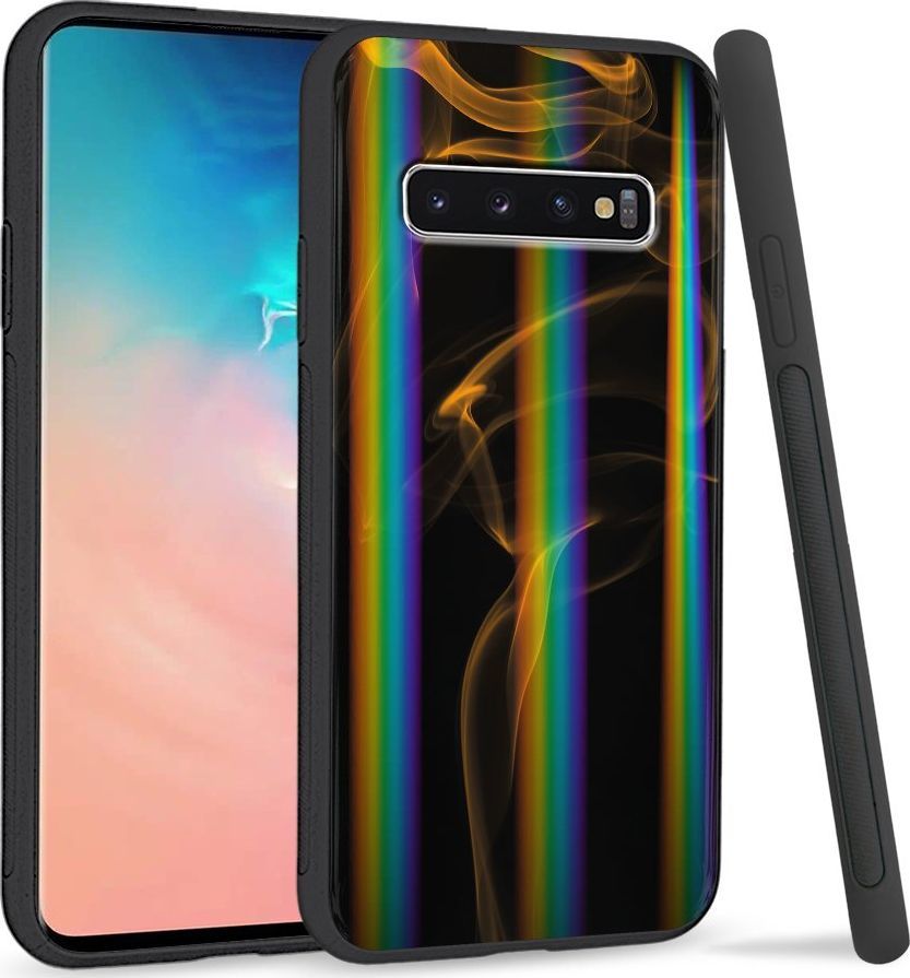 Super Fashion Etui Rainbow Series na Samsung S10 Orange smoke 1
