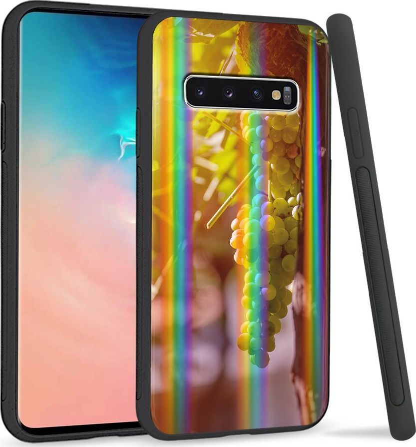 Super Fashion Etui Rainbow Series na Samsung S10 Kiść winogron 1