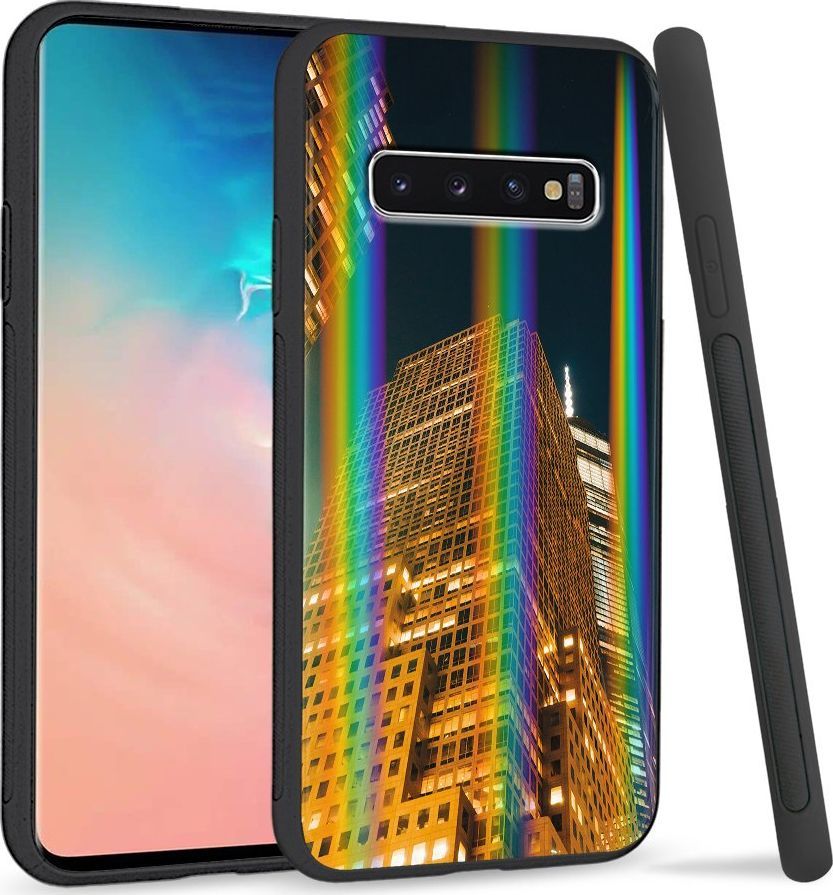 Super Fashion Etui Rainbow Series na Samsung S10 Night building 1
