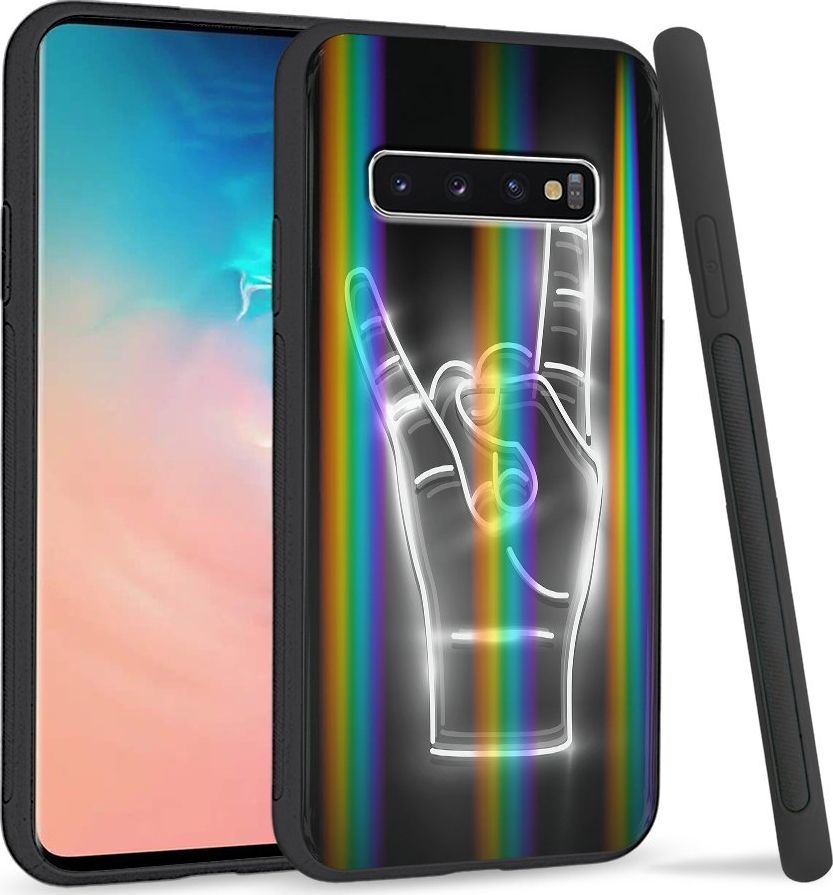 Super Fashion Etui Rainbow Series na Samsung S10 We Rock 1