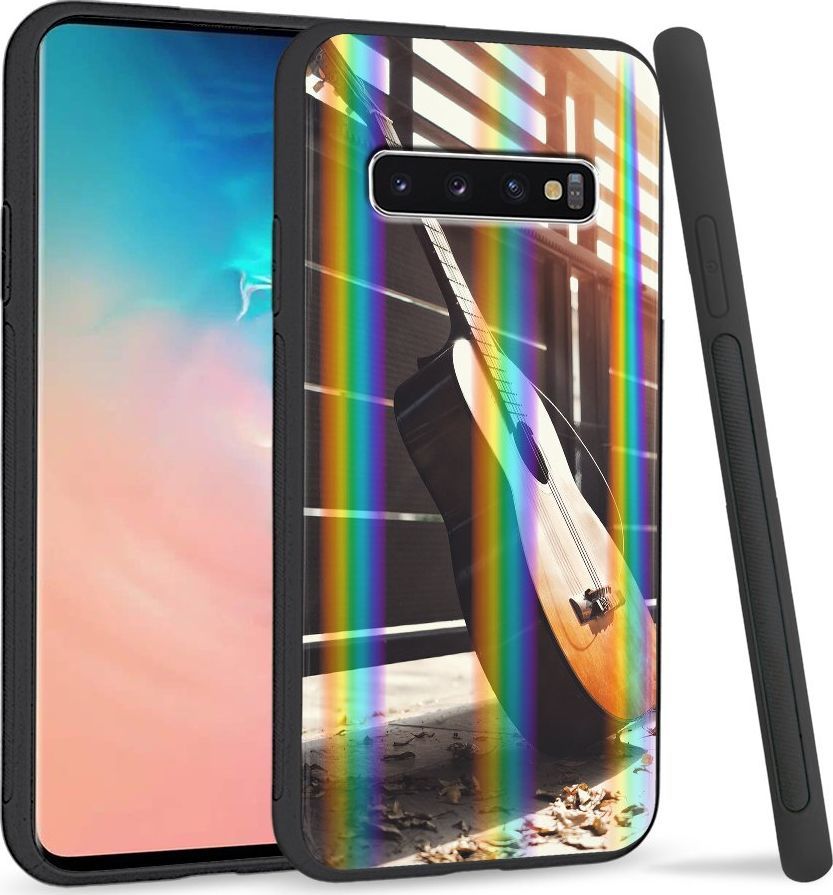 Super Fashion Etui Rainbow Series na Samsung S10 Wooden Guitar 1