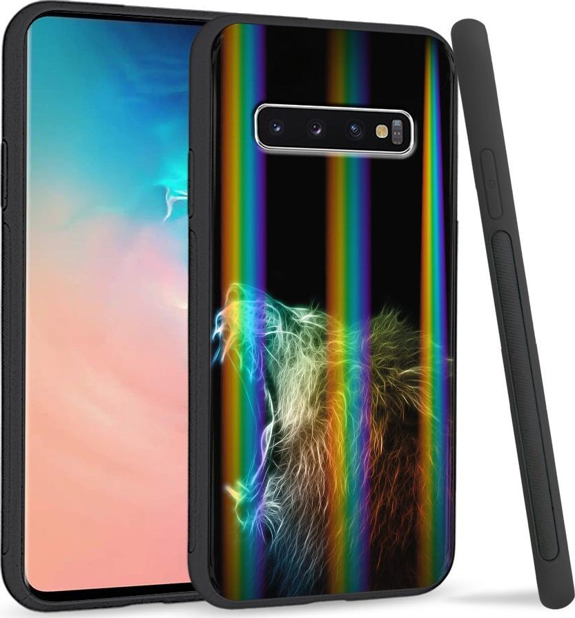 Super Fashion Etui Rainbow Series na Samsung S10 Roaring Lion 1
