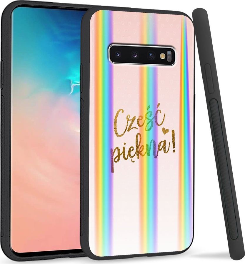 Super Fashion Etui Rainbow Series na Samsung S10 Cześć Piękna 1