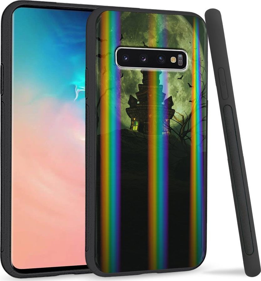 Super Fashion Etui Rainbow Series na Samsung S10 Spooky castle 1
