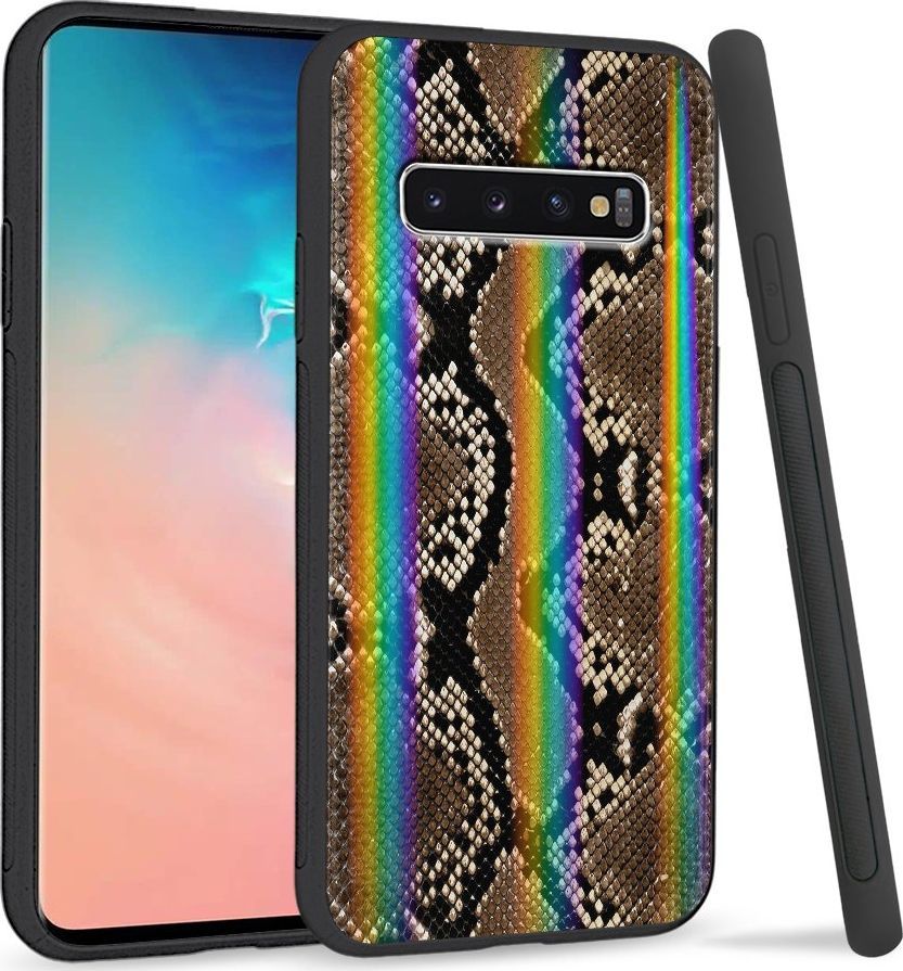 Super Fashion Etui Rainbow Series na Samsung S10 Snake's Skin 1