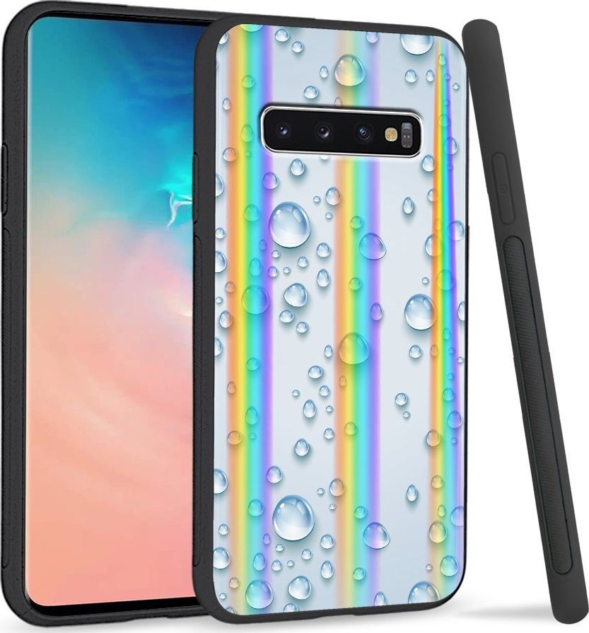 Super Fashion Etui Rainbow Series na Samsung S10 Droplets 1