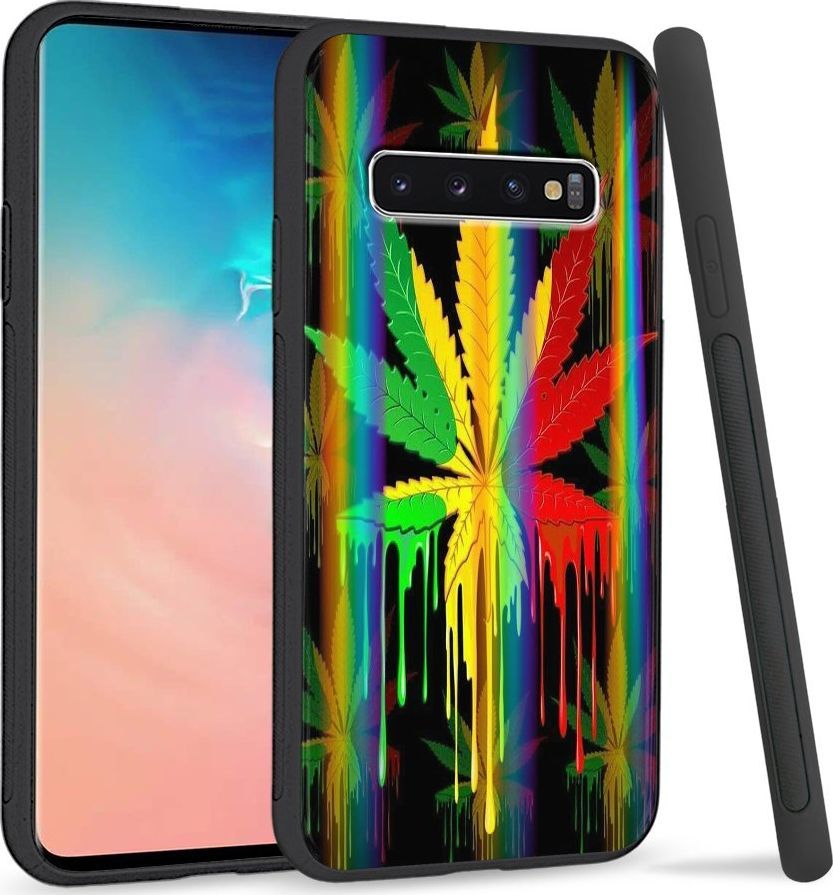 Super Fashion Etui Rainbow Series na Samsung S10 Jamaica Zioło 1