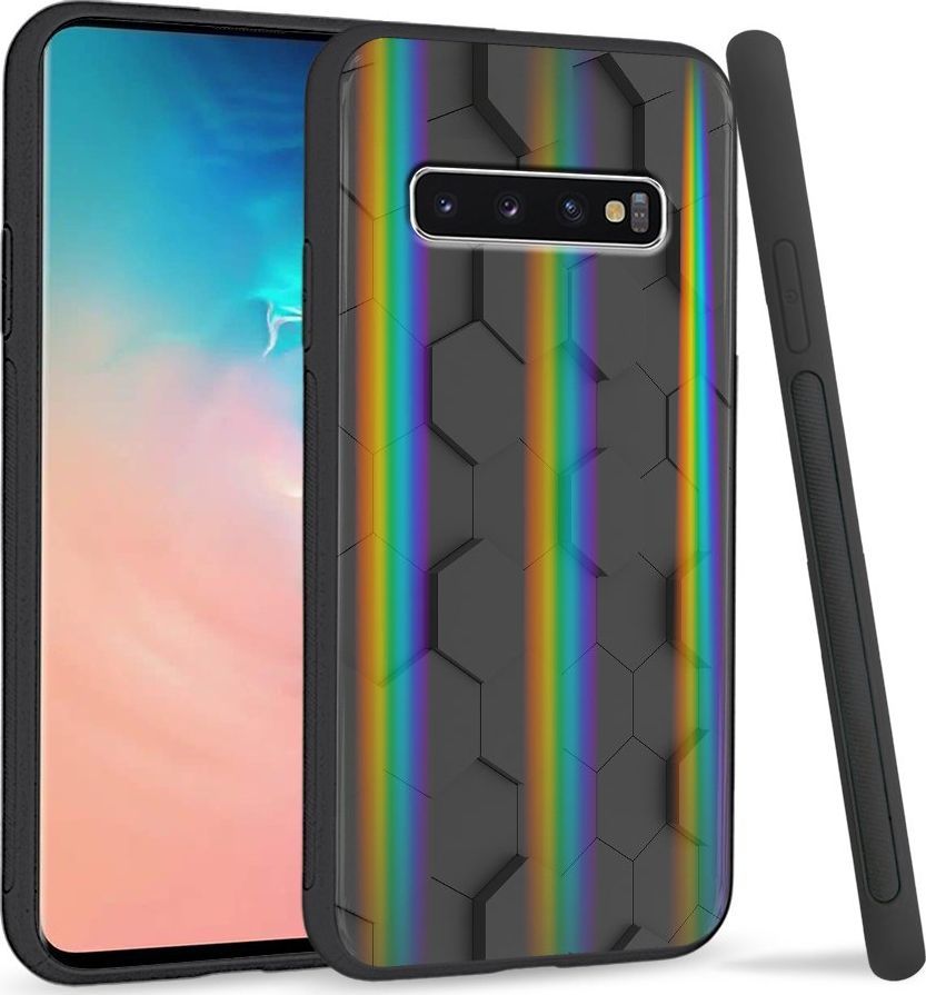 Super Fashion Etui Rainbow Series na Samsung S10 Honeycomb Pattern 1