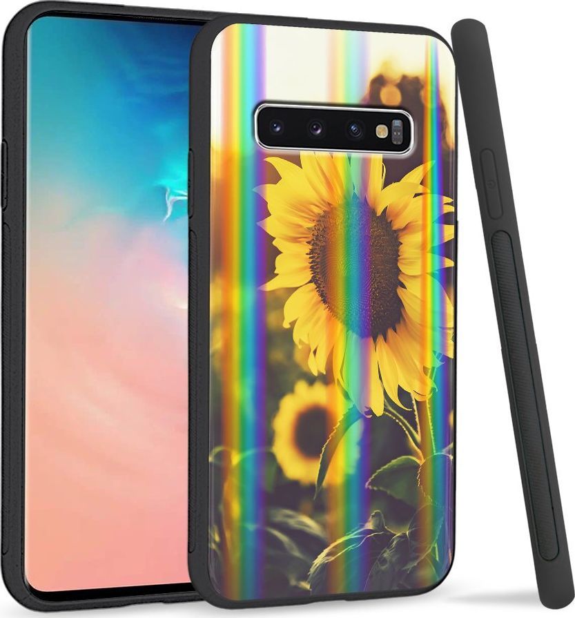 Super Fashion Etui Rainbow Series na Samsung S10 Sunflower field 1