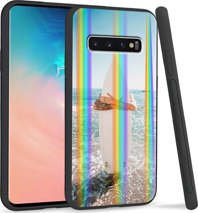 Super Fashion Etui Rainbow Series na Samsung S10 Kocham surfing 1