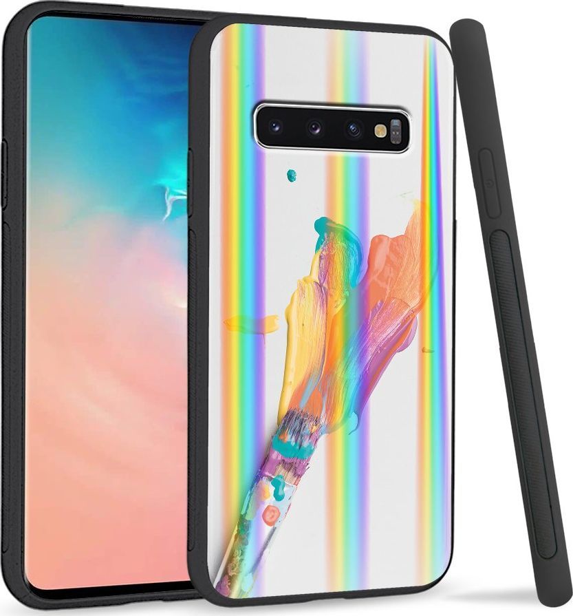 Super Fashion Etui Rainbow Series na Samsung S10 Pastelowe farby 1