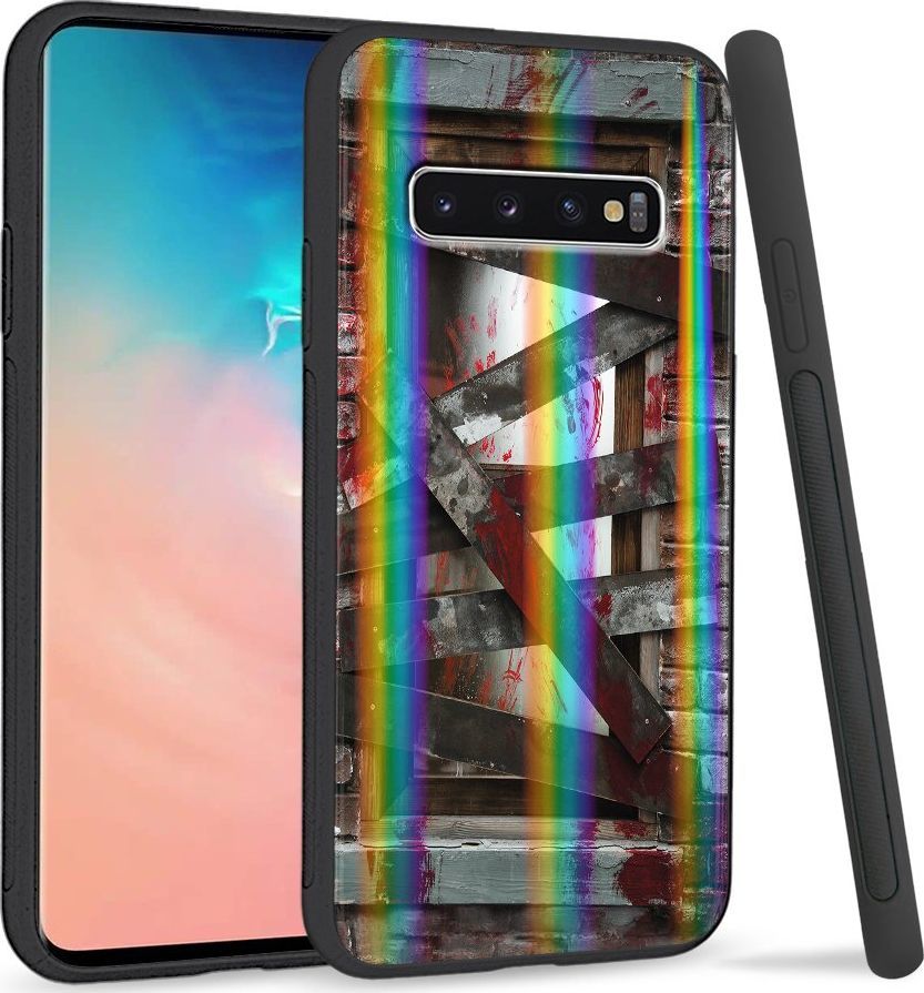 Super Fashion Etui Rainbow Series na Samsung S10 Straszny dom 1