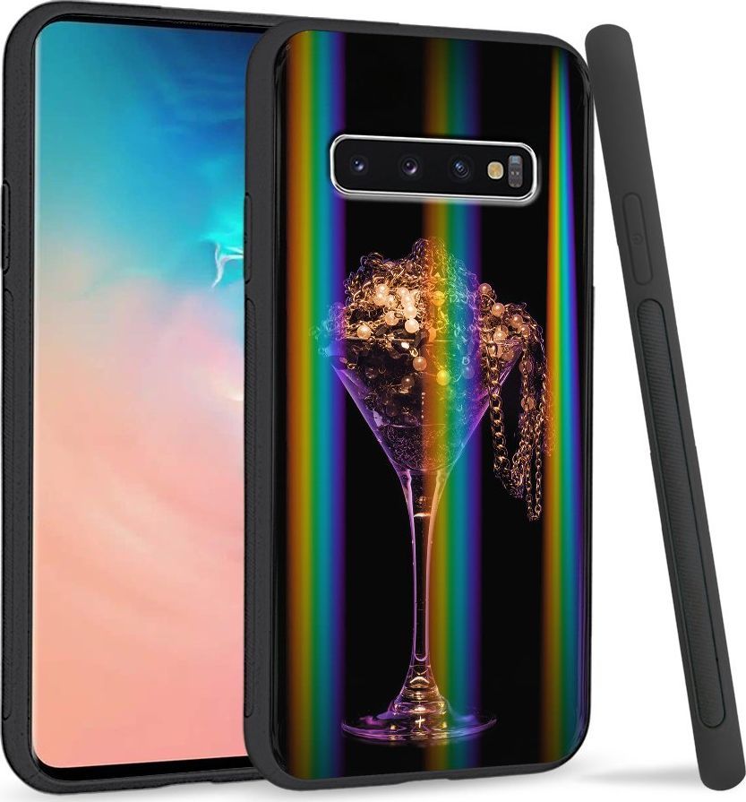 Super Fashion Etui Rainbow Series na Samsung S10 Złoto 1