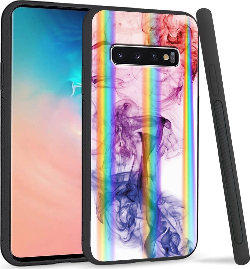 Super Fashion Etui Rainbow Series na Samsung S10 Smoke abstract 1