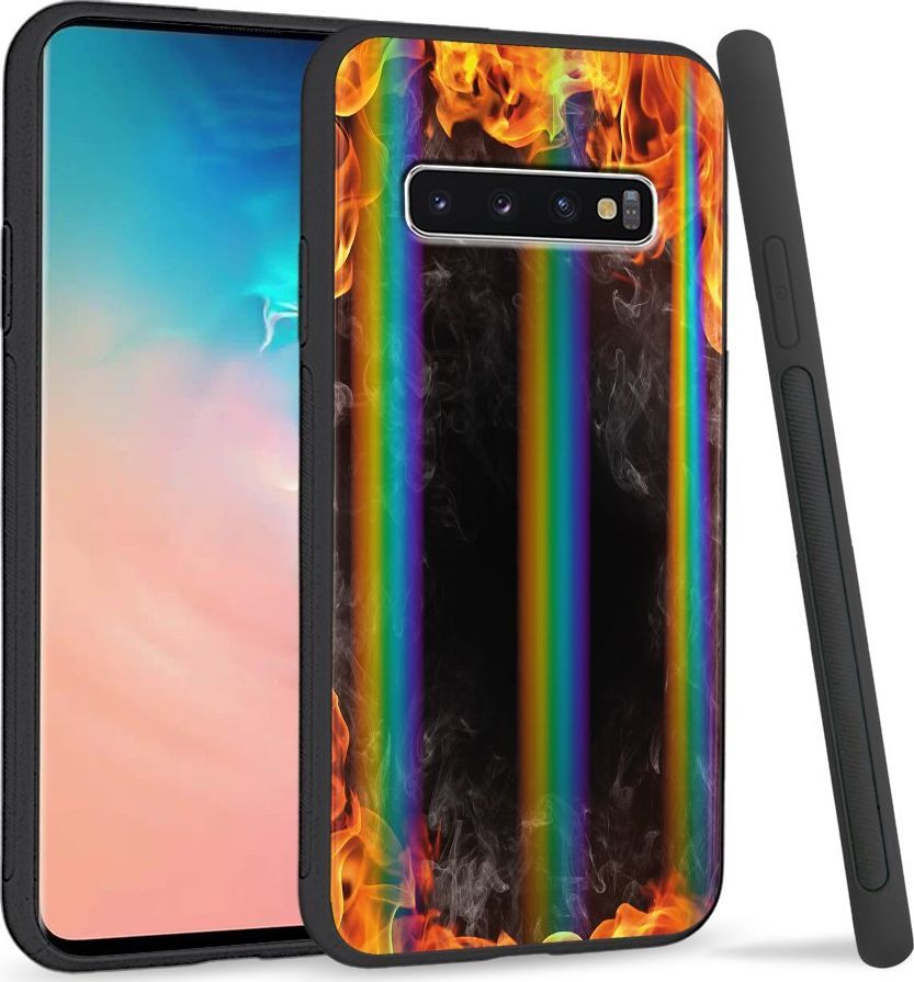 Super Fashion Etui Rainbow Series na Samsung S10 Hot Fire 1