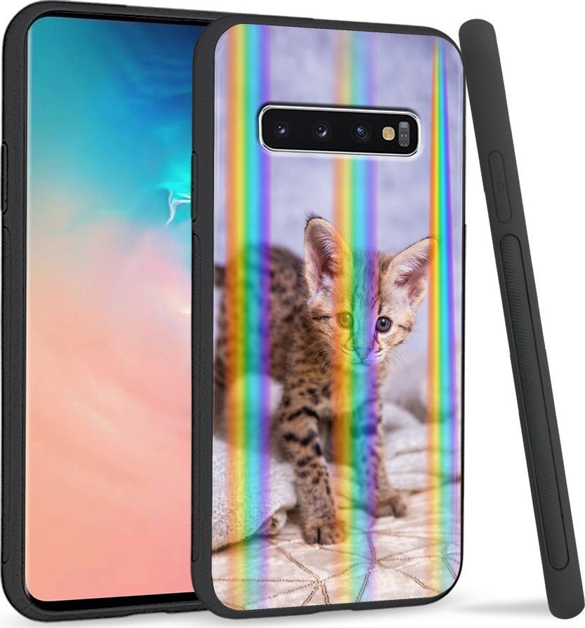 Super Fashion Etui Rainbow Series na Samsung S10 Baby kitty 1