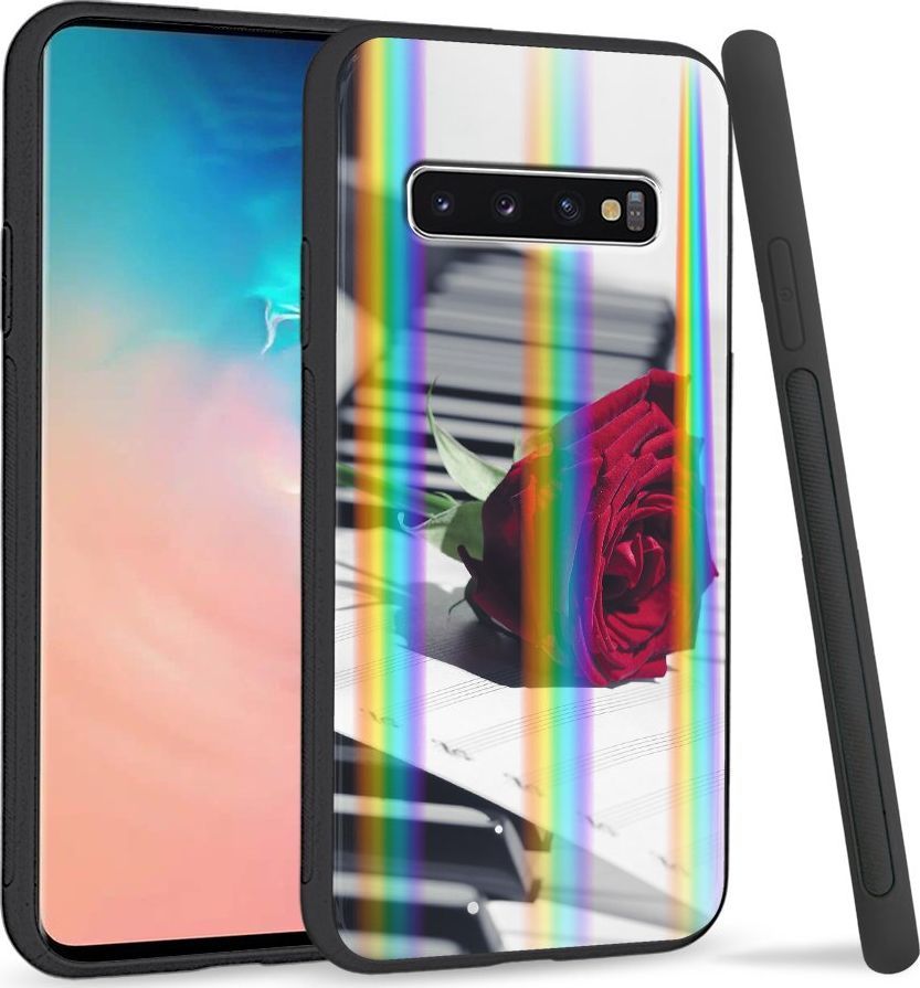 Super Fashion Etui Rainbow Series na Samsung S10 Rose Piano 1