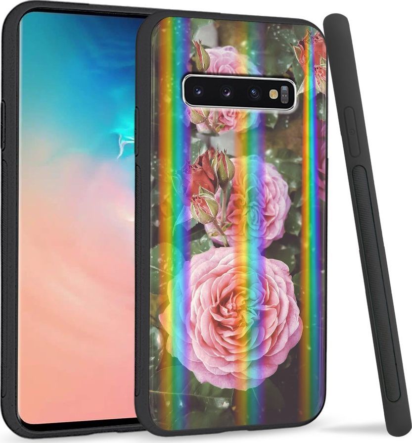 Super Fashion Etui Rainbow Series na Samsung S10 Krzew róży 1