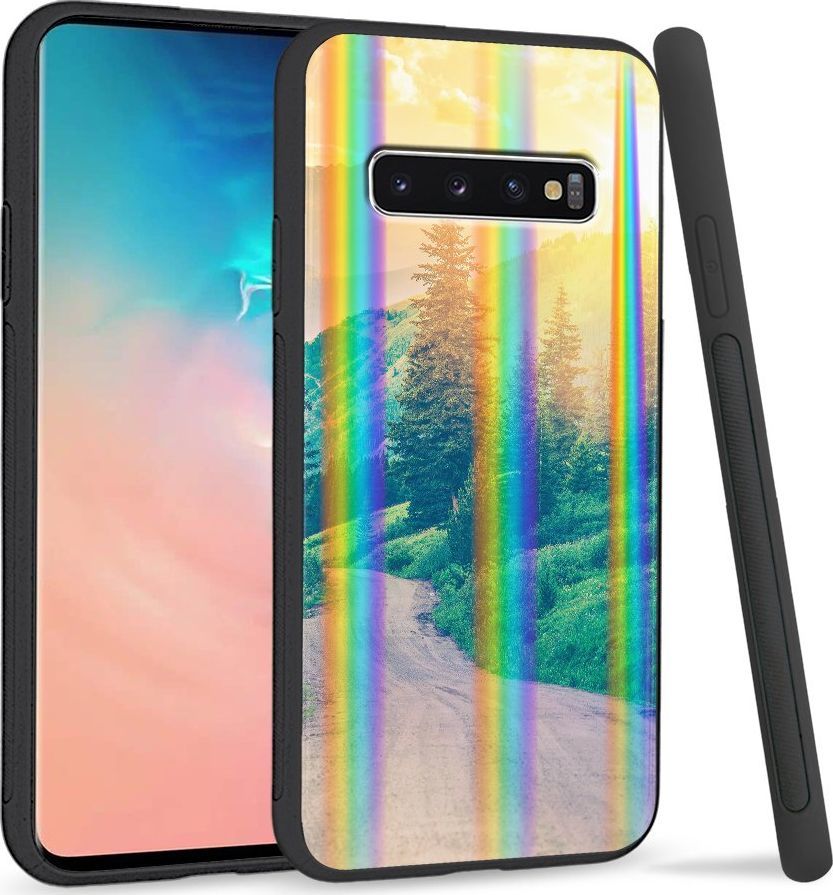 Super Fashion Etui Rainbow Series na Samsung S10 Village roads 1