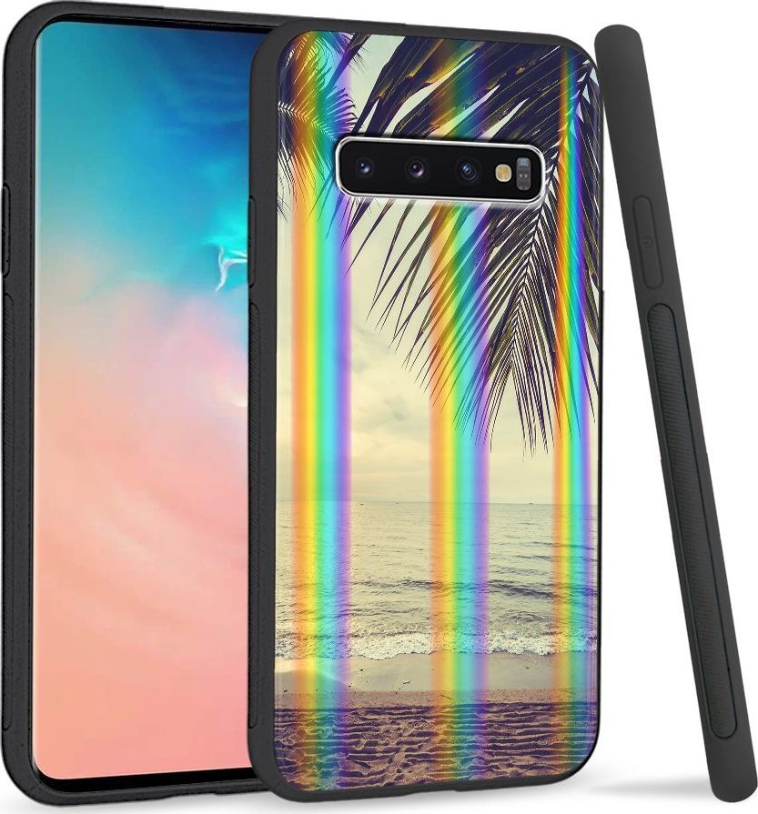 Super Fashion Etui Rainbow Series na Samsung S10 Beach side 1