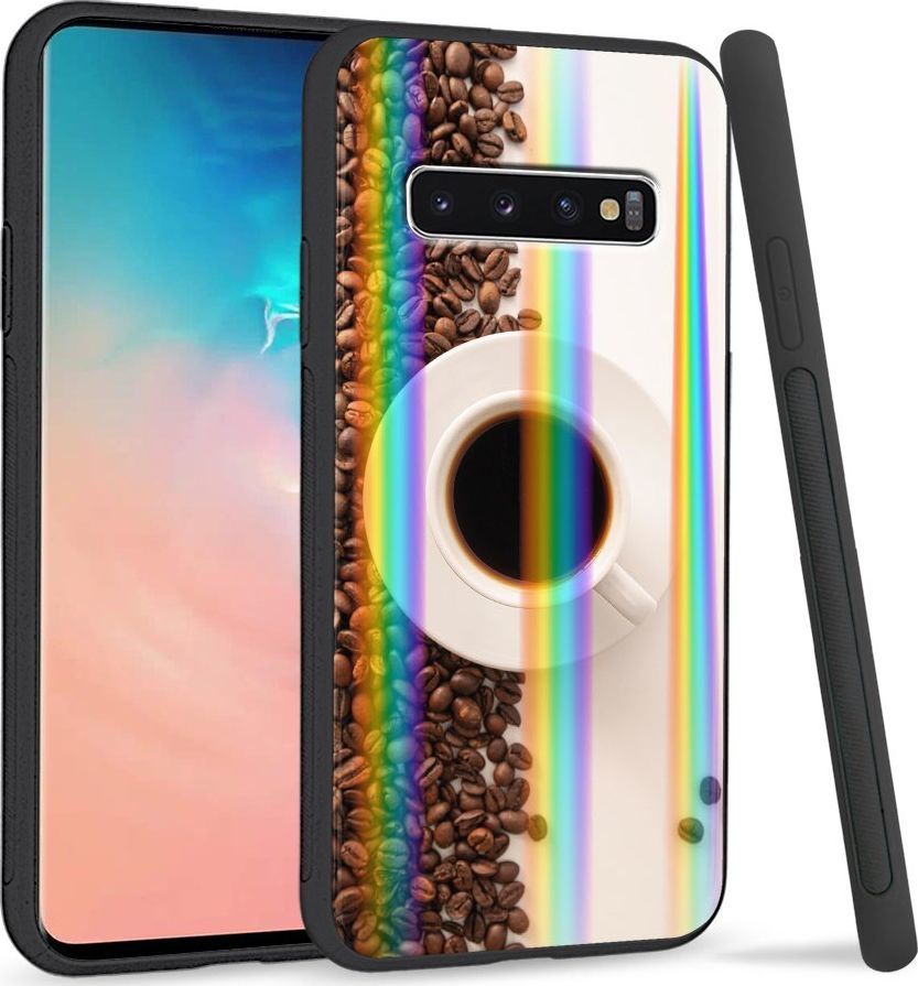 Super Fashion Etui Rainbow Series na Samsung S10 Coffee Cup 1