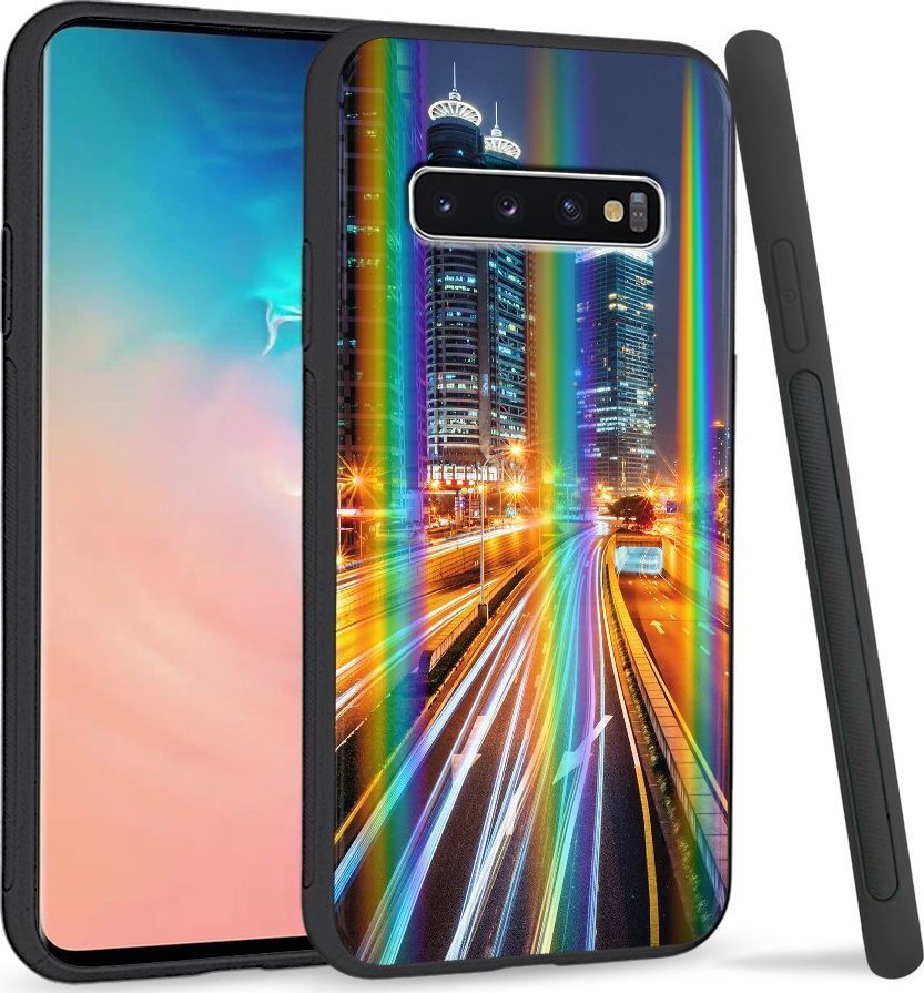 Super Fashion Etui Rainbow Series na Samsung S10 Night City 1
