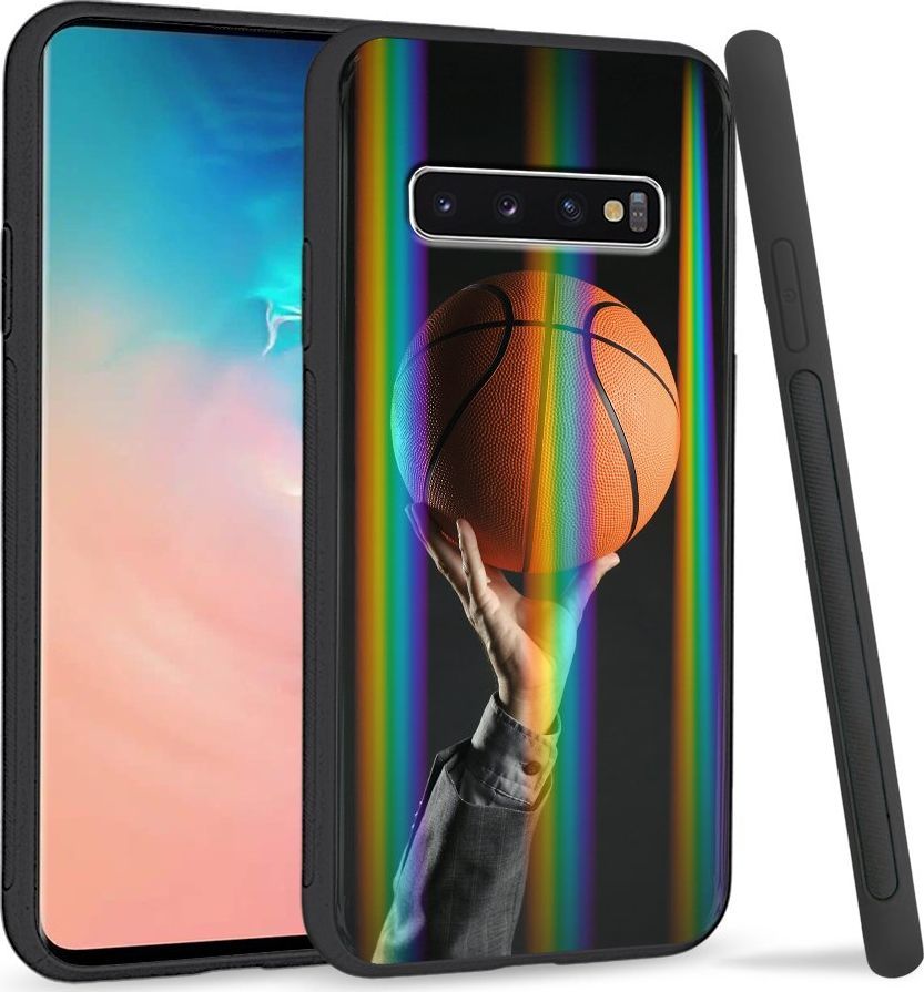 Super Fashion Etui Rainbow Series na Samsung S10 Basketball 1