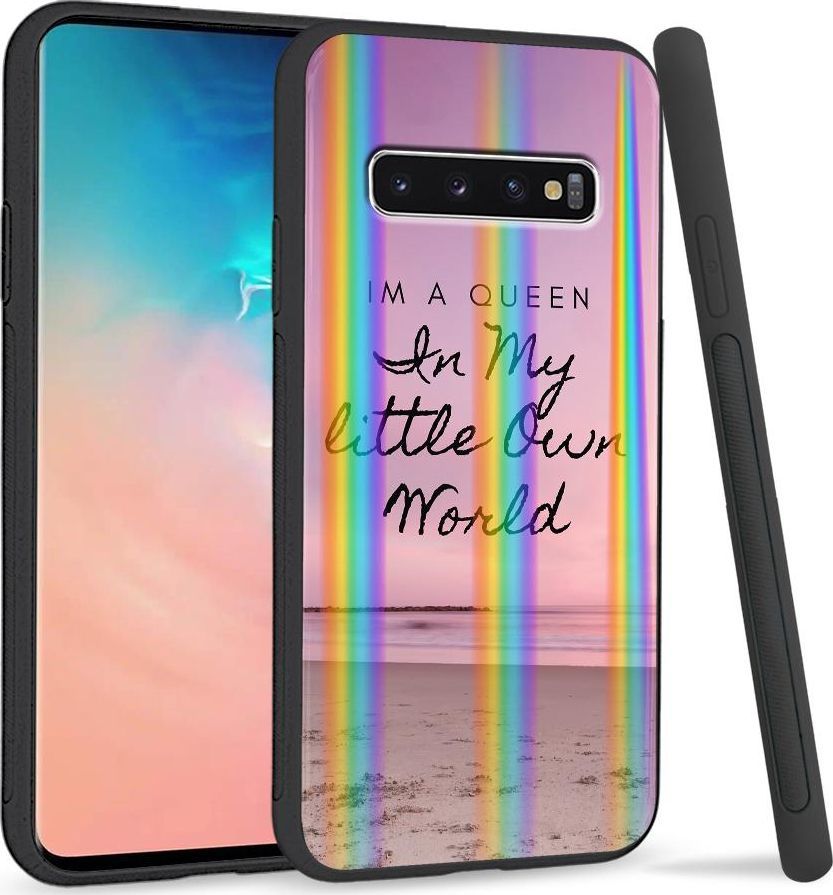 Super Fashion Etui Rainbow Series na Samsung S10 Plus Im a Queen in my little Own World 1