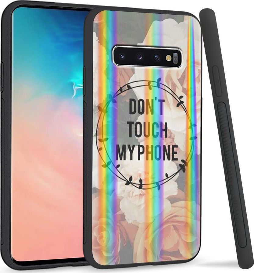 Super Fashion Etui Rainbow Series na Samsung S10 Plus Don't Touch My Phone II 1