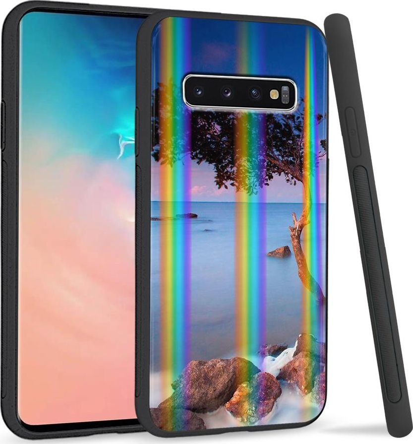Super Fashion Etui Rainbow Series na Samsung S10 Plus Tree 1