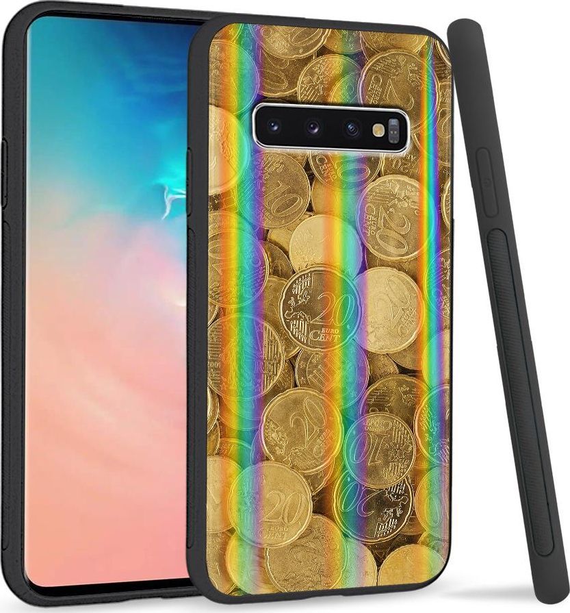 Super Fashion Etui Rainbow Series na Samsung S10 Plus Coins 1