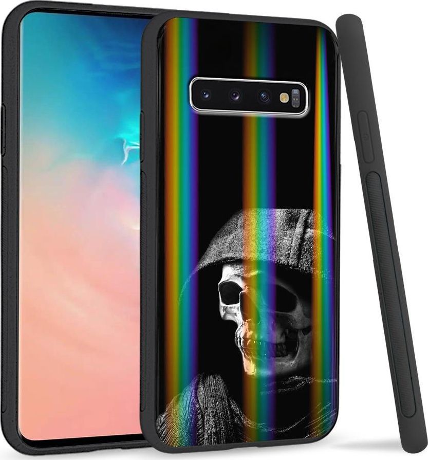 Super Fashion Etui Rainbow Series na Samsung S10 Plus Szkieletor 1