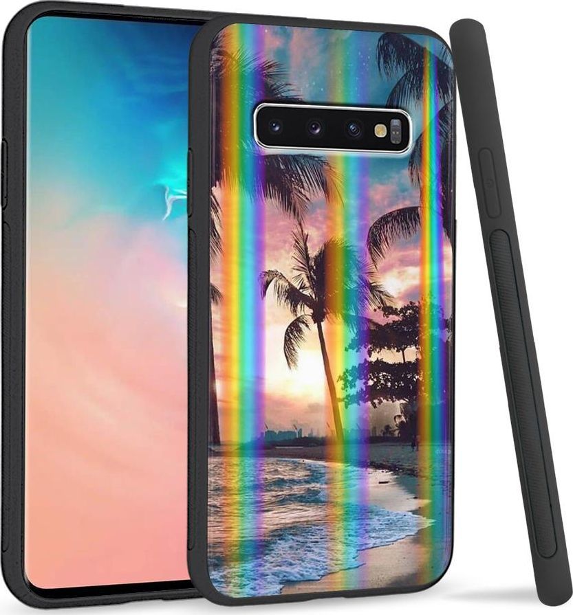 Super Fashion Etui Rainbow Series na Samsung S10 Plus Tropical Beach 1