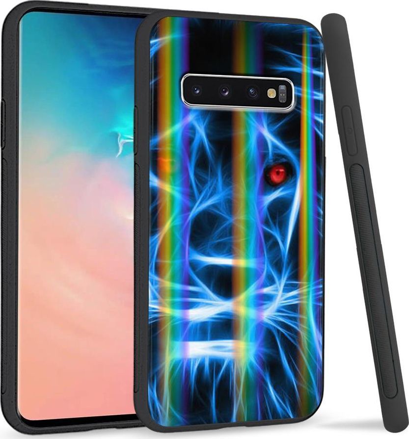 Super Fashion Etui Rainbow Series na Samsung S10 Plus Niebieski Lew 1