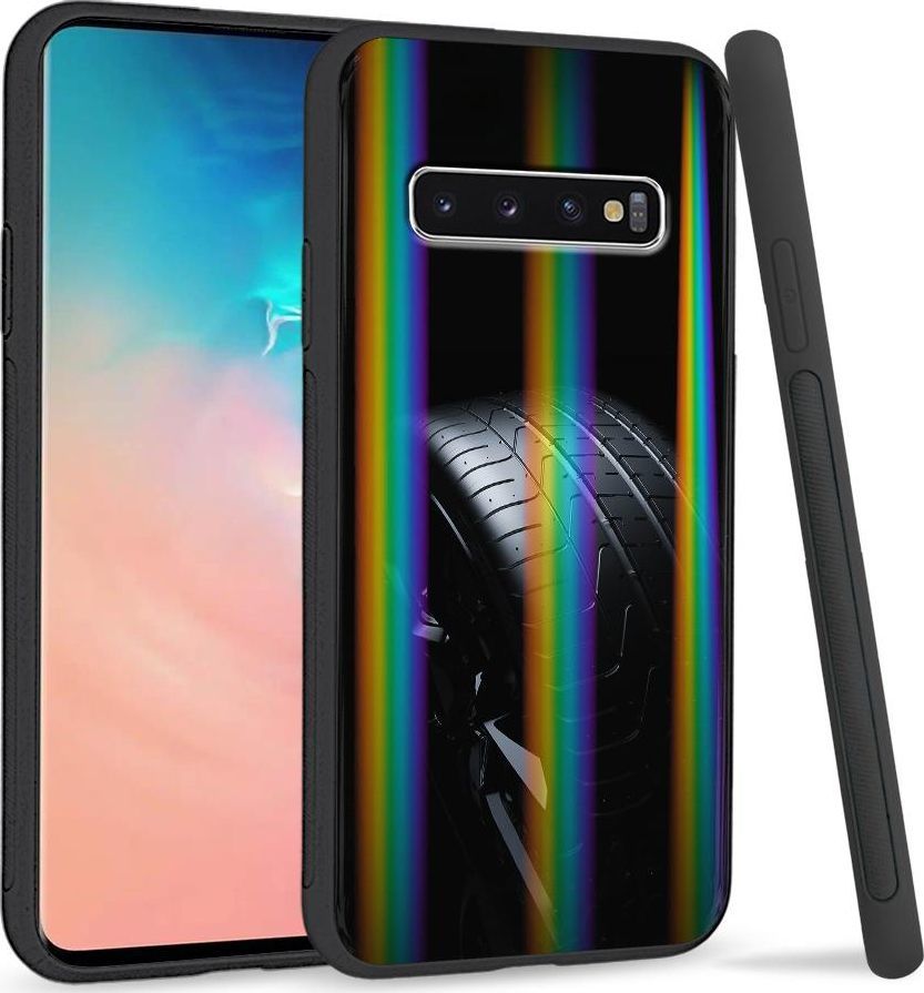 Super Fashion Etui Rainbow Series na Samsung S10 Plus Opona 1