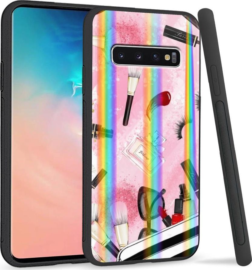 Super Fashion Etui Rainbow Series na Samsung S10 Plus Make'up 1