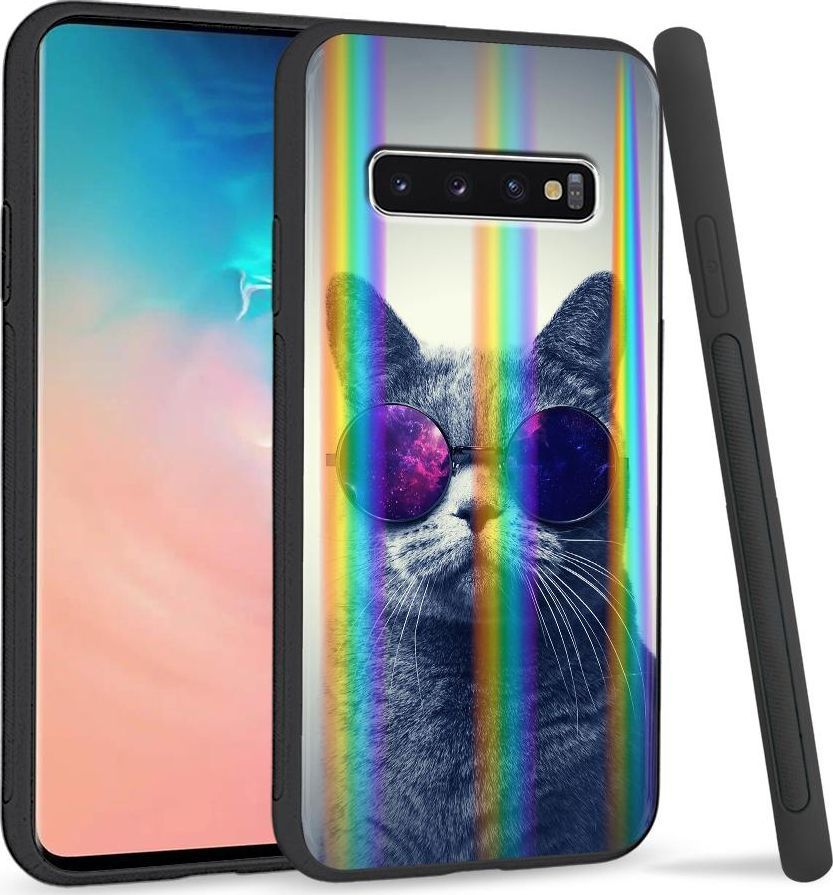 Super Fashion Etui Rainbow Series na Samsung S10 Plus Cat 1