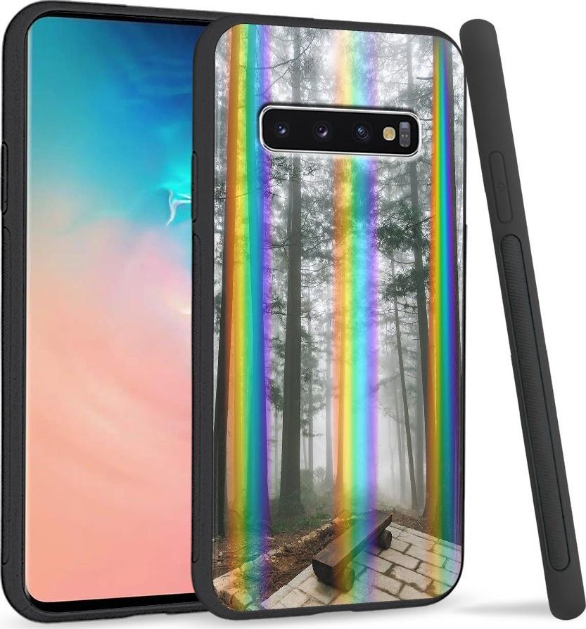 Super Fashion Etui Rainbow Series na Samsung S10 Plus Rower 1