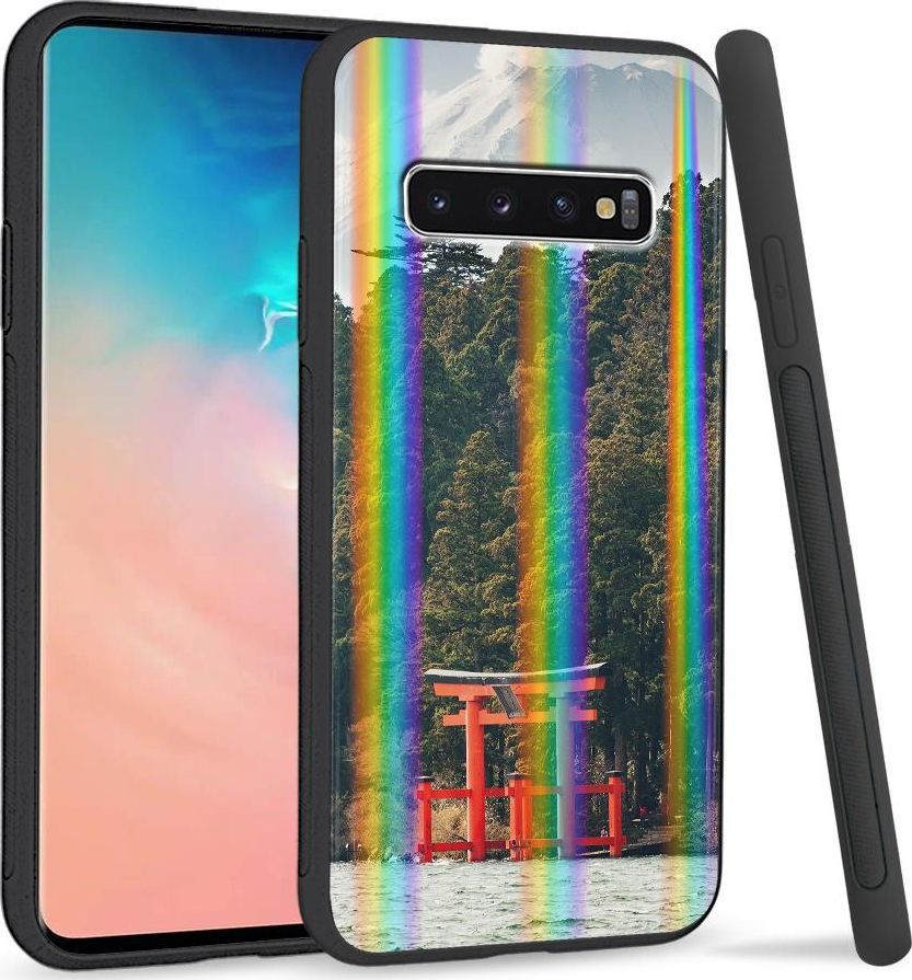 Super Fashion Etui Rainbow Series na Samsung S10 Plus Leśna przystań 1