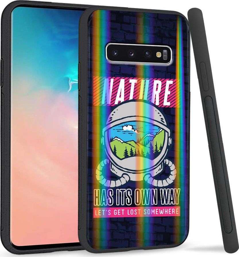 Super Fashion Etui Rainbow Series na Samsung S10 Plus Nature 1
