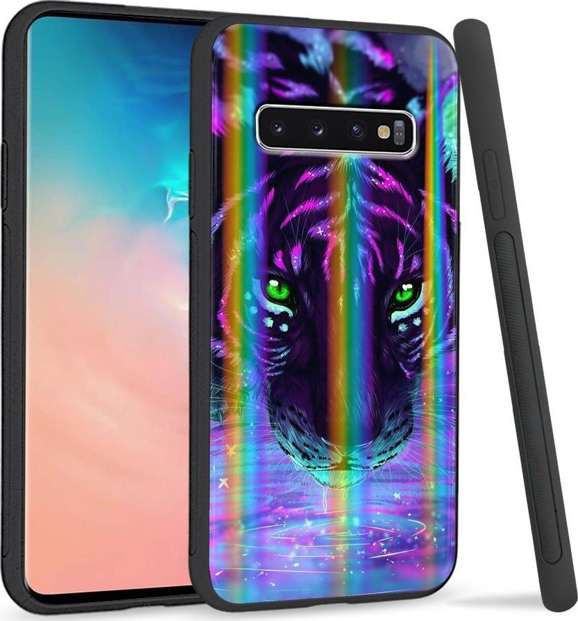 Super Fashion Etui Rainbow Series na Samsung S10 Plus Tiger 1
