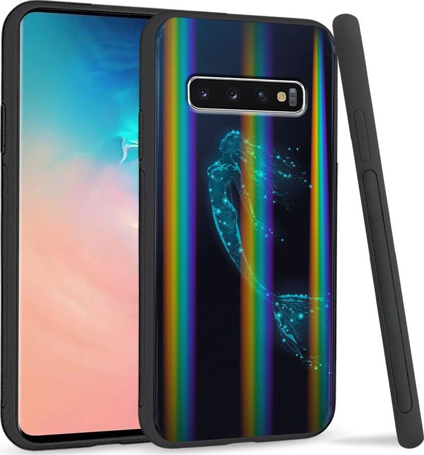 Super Fashion Etui Rainbow Series na Samsung S10 Plus Syrenka 1