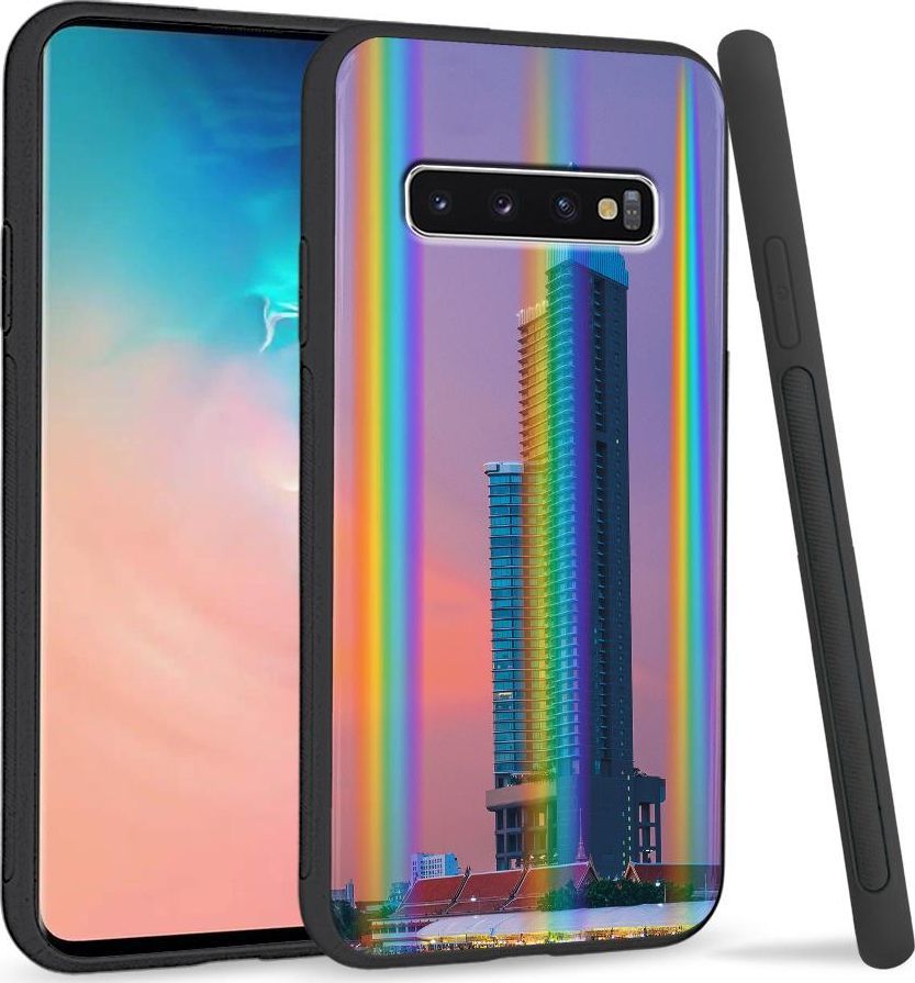 Super Fashion Etui Rainbow Series na Samsung S10 Plus Wierzowiec 1