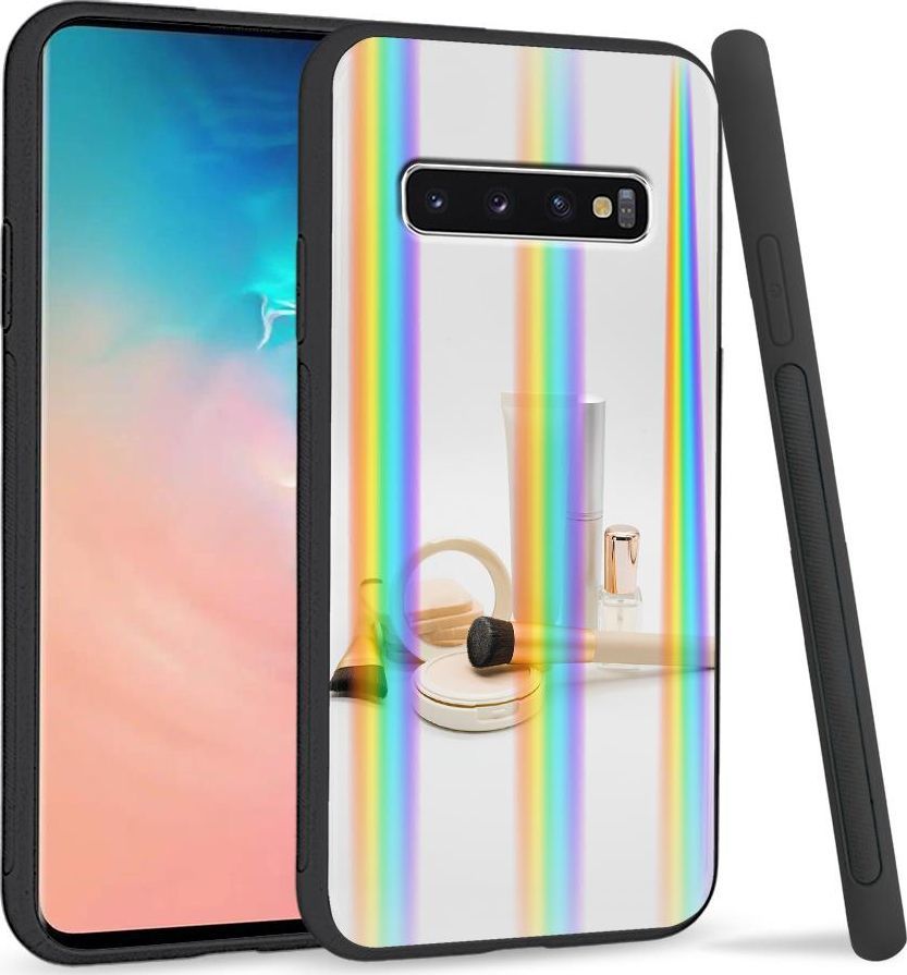 Super Fashion Etui Rainbow Series na Samsung S10 Plus Kosmetyki 1