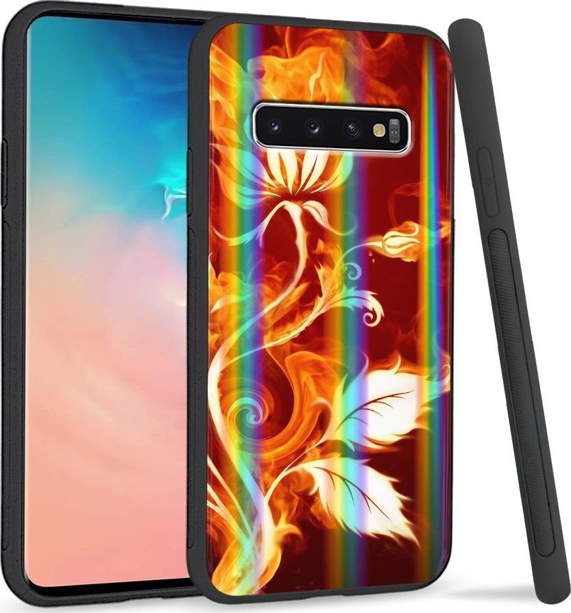 Super Fashion Etui Rainbow Series na Samsung S10 Plus Frozen Flower 1