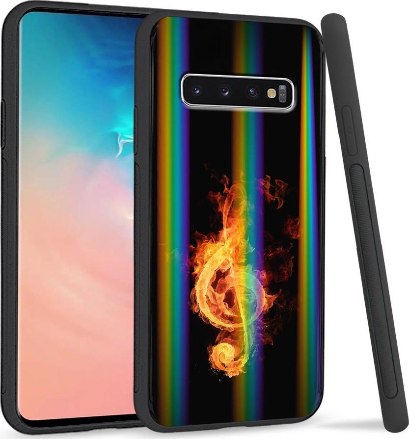 Super Fashion Etui Rainbow Series na Samsung S10 Plus Fire Clef 1
